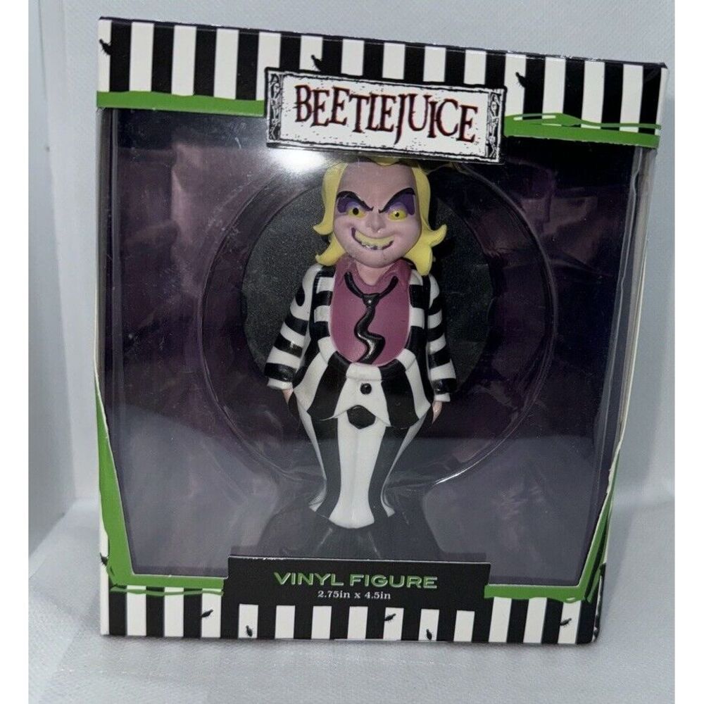 Beetlejuice 4.5" Tall Vinyl Figure By Cutterfly BRAND NEW SEALED